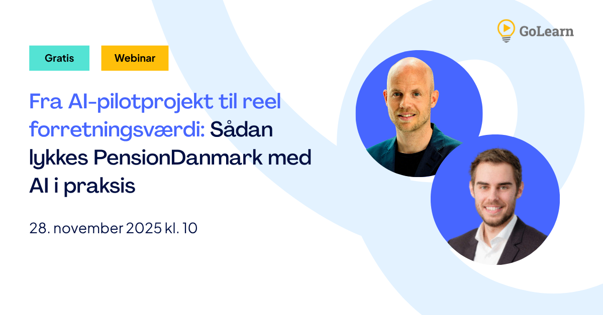 Webinar AI Insights med PensionDanmark